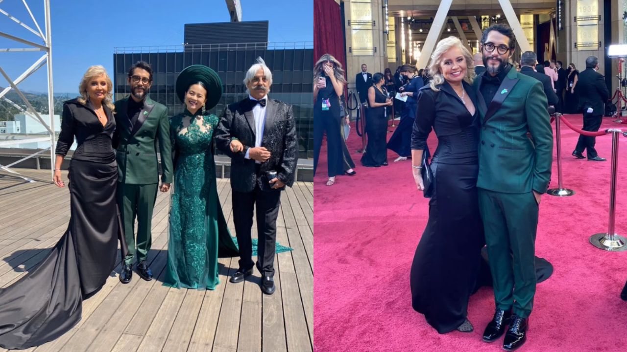 el vestido de Carla Estada para los Premios Oscar