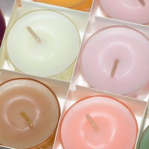 velas artesanales con aceite de cocina