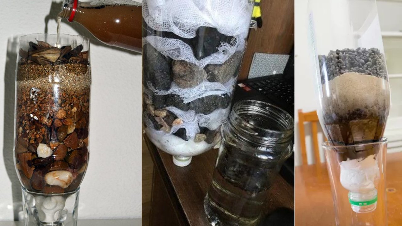 filtro purificador de agua casero