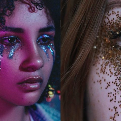 maquillarse con glitter puede ser peligroso