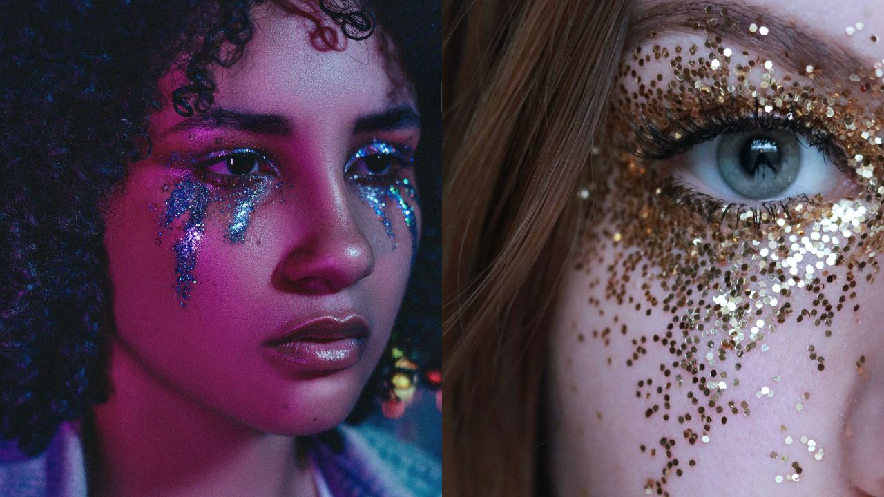 maquillarse con glitter puede ser peligroso