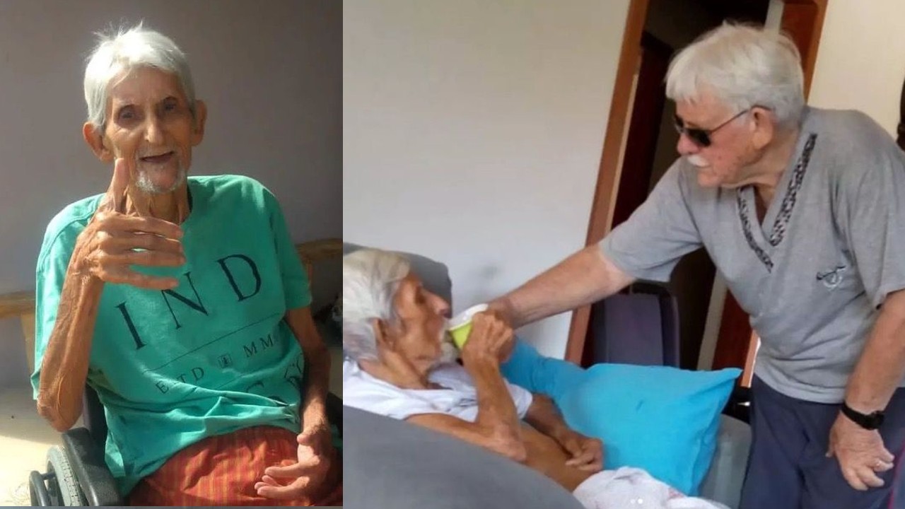 hombre cuido a su suegro hasta el ultimo dia de su vida