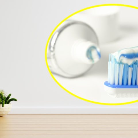pasta de dientes para limpiar paredes