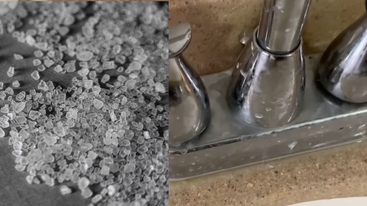 quitar manchas de agua de los grifos y regresarles el brillo