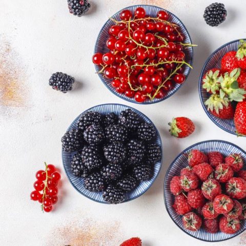 cómo lavar frambuesas y zarzamoras