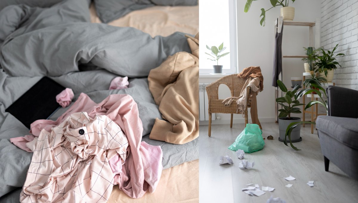 El desorden y suciedad de tu casa