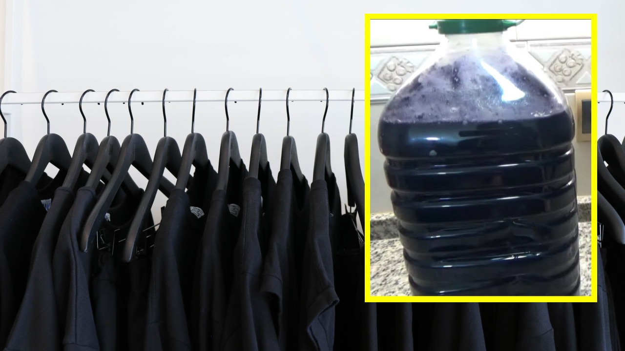 jabón líquido para ropa negra