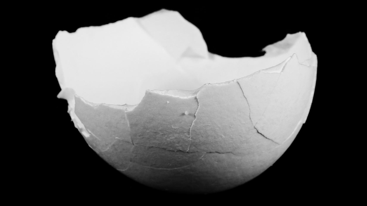 por que huevo se rompe durante limpia