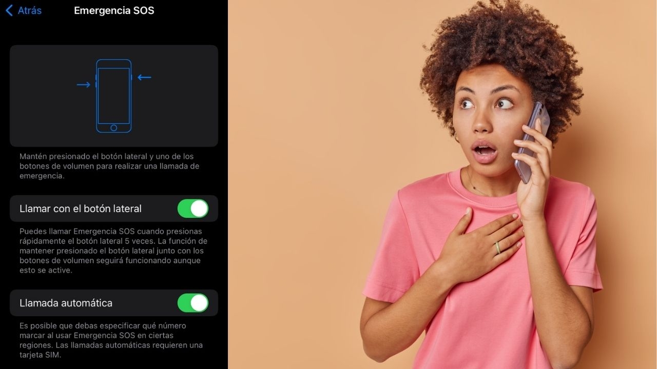 como activar llamadas de emergencia celular