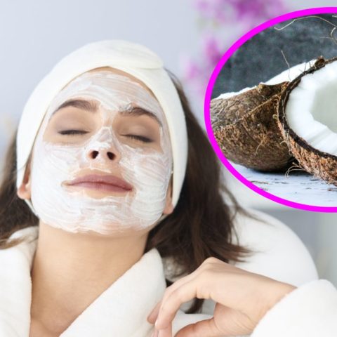 mascarilla con coco para las arrugas