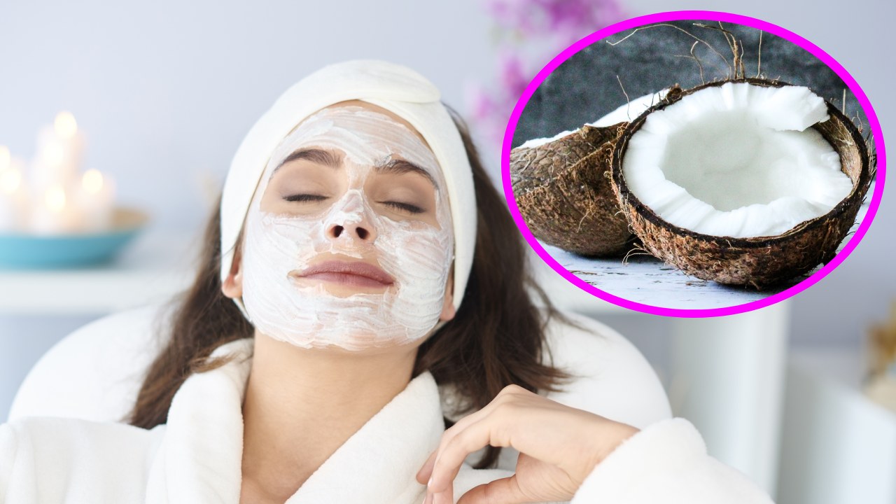 mascarilla con coco para las arrugas