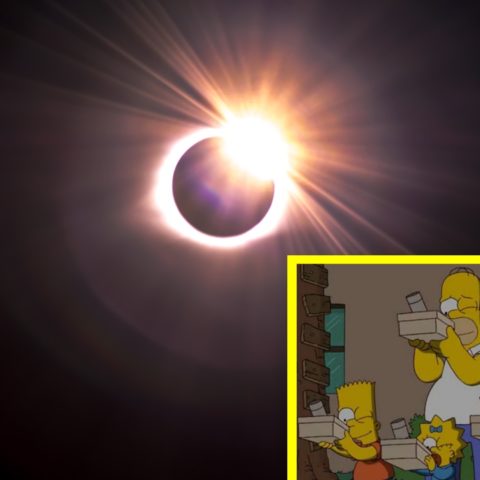 proyector casero para eclipses solares