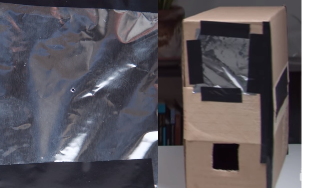 proyector casero para eclipses solares