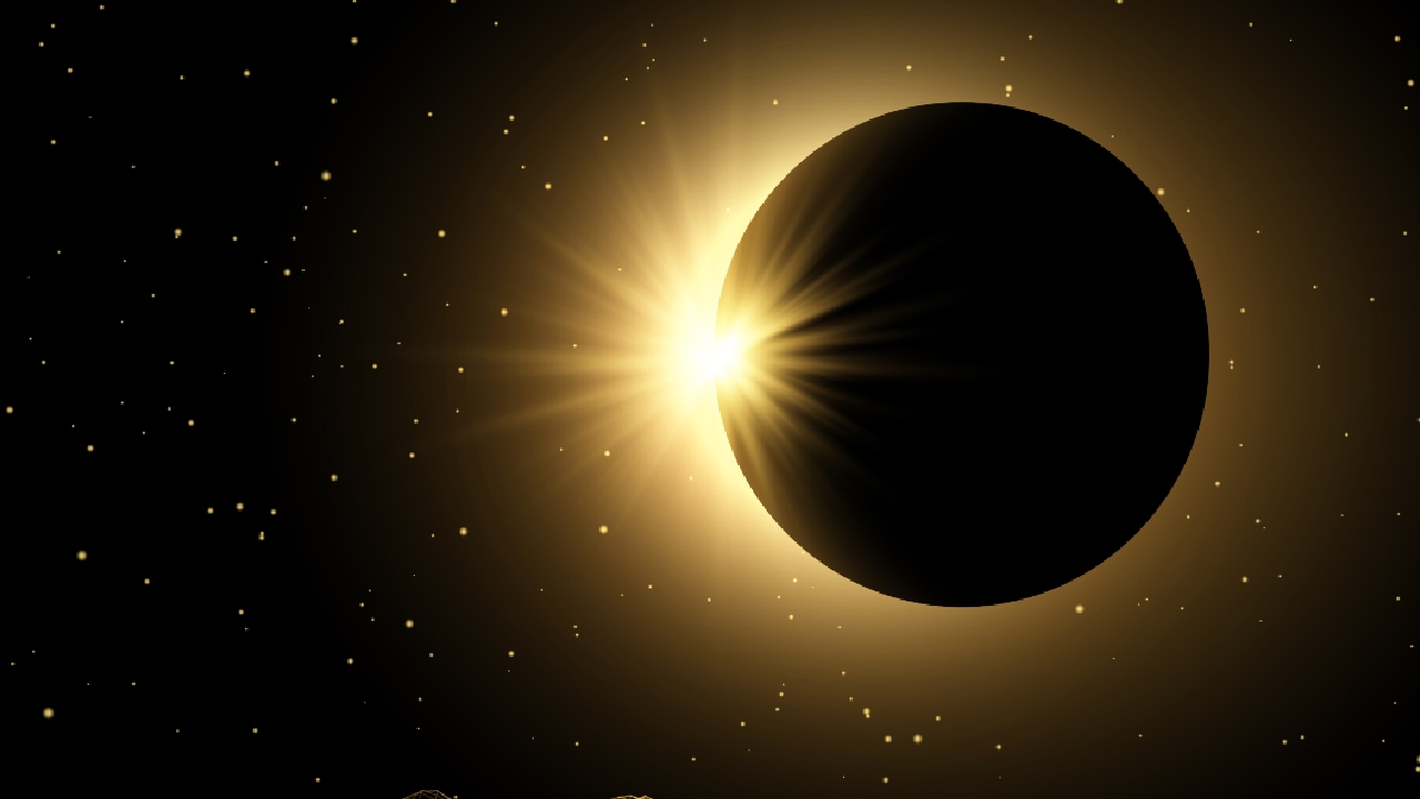 zona donde se observa el eclipse total de sol