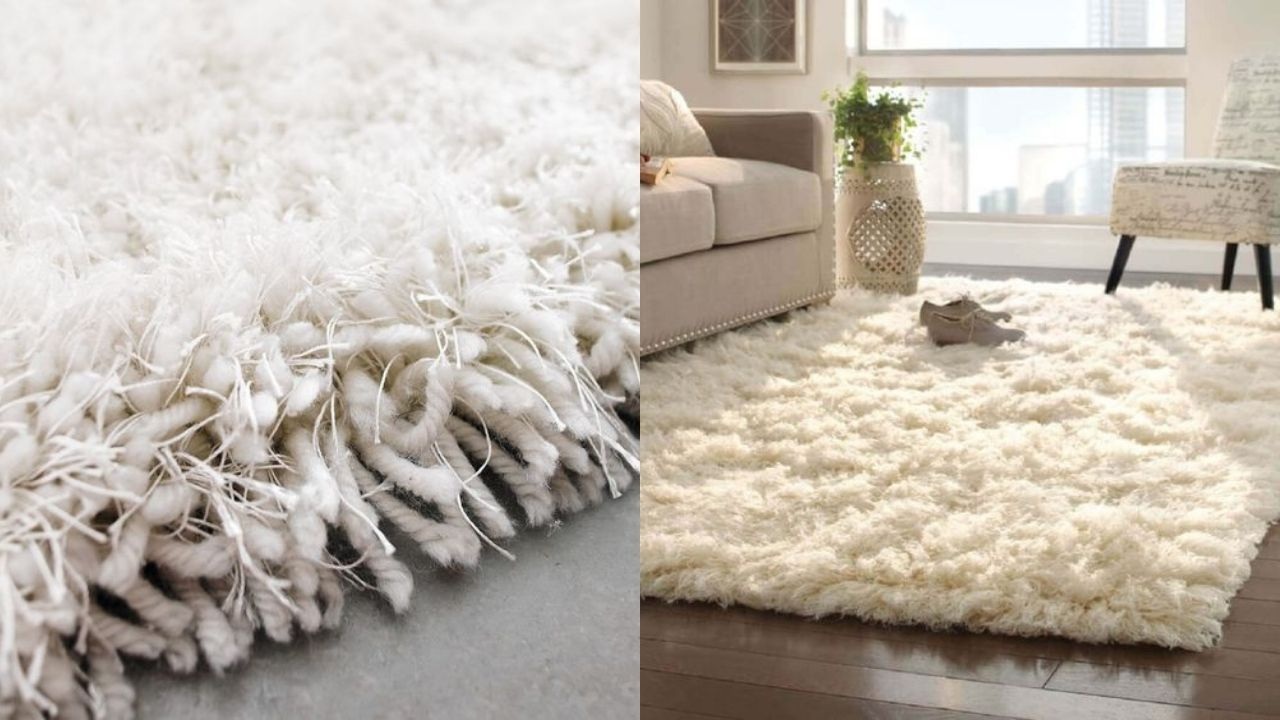 como limpiar alfombras de pelo largo