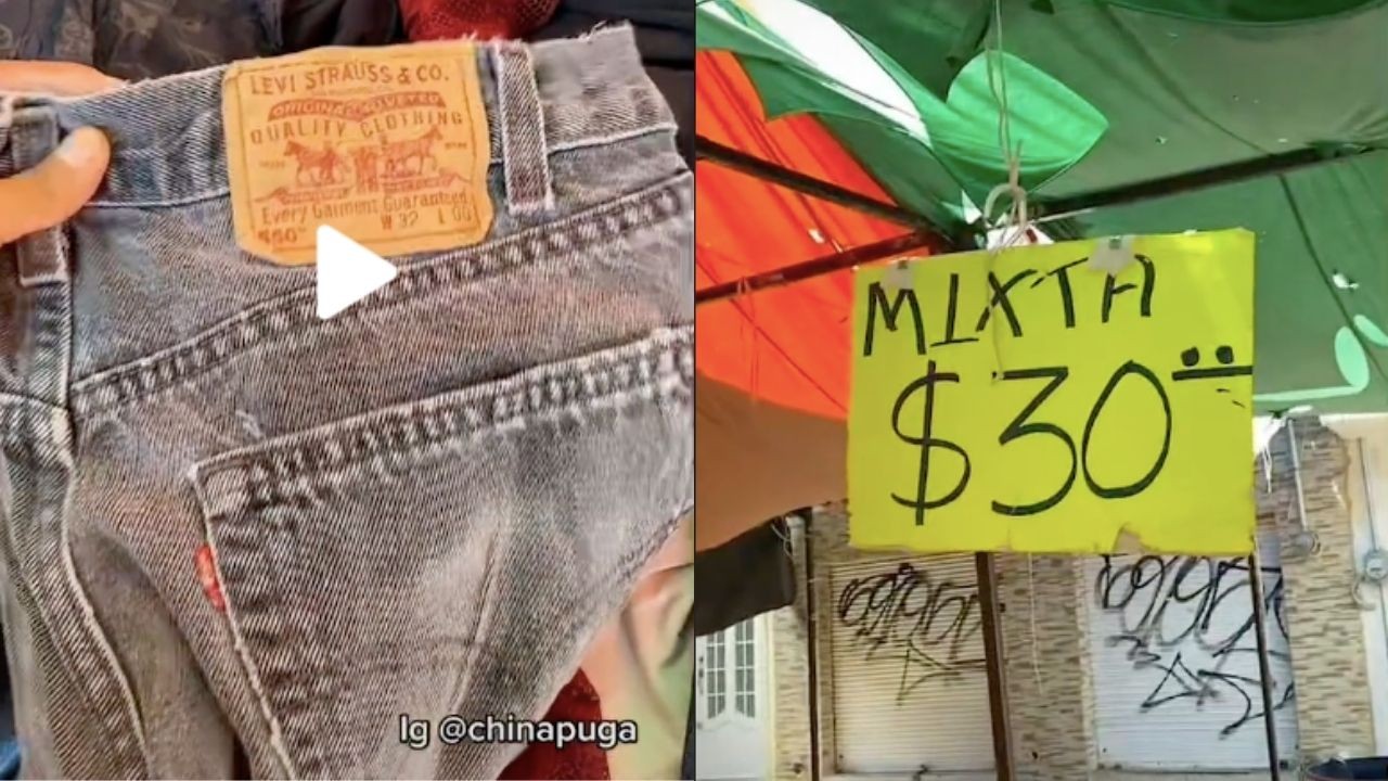 tianguis tiktokers ropa de paca de marca