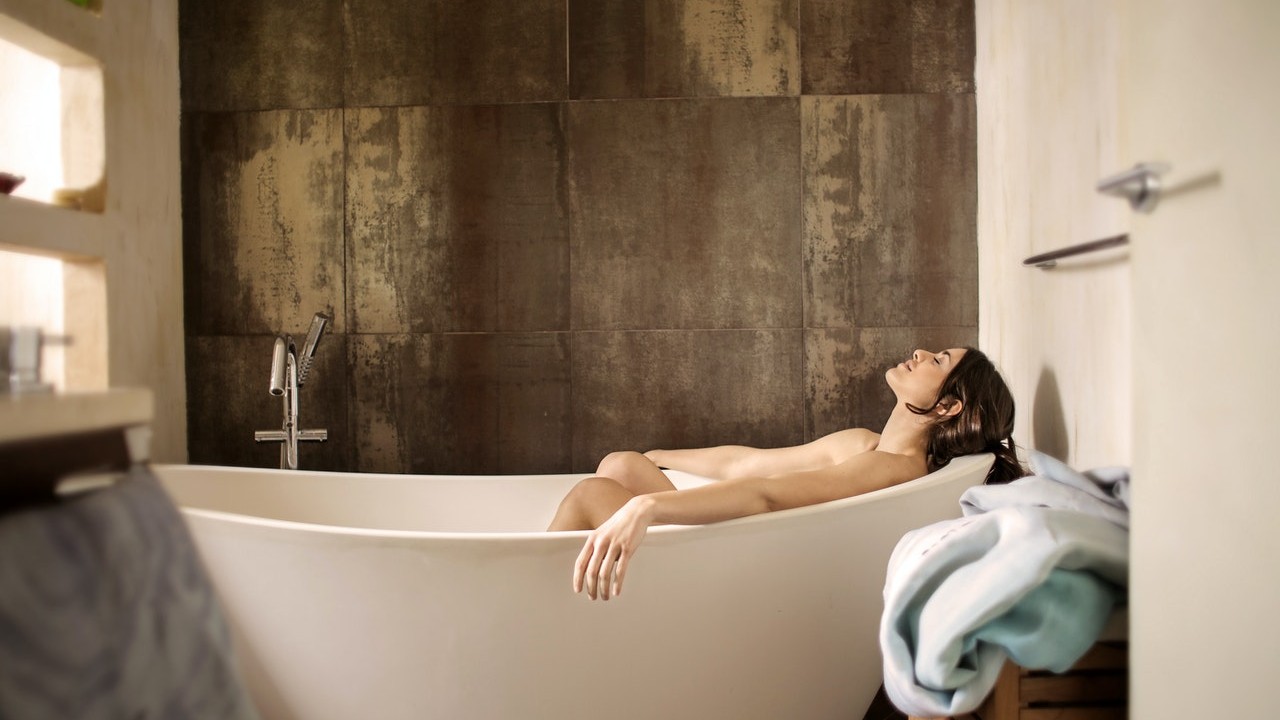 tomar un bano reparador