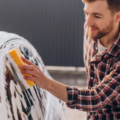 limpiador de vidrios para auto