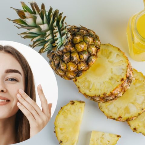 mascarilla con té de piña