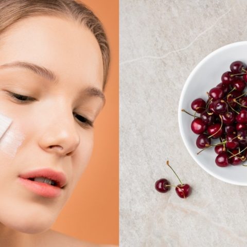 Mascarilla de cereza para tonificar la piel