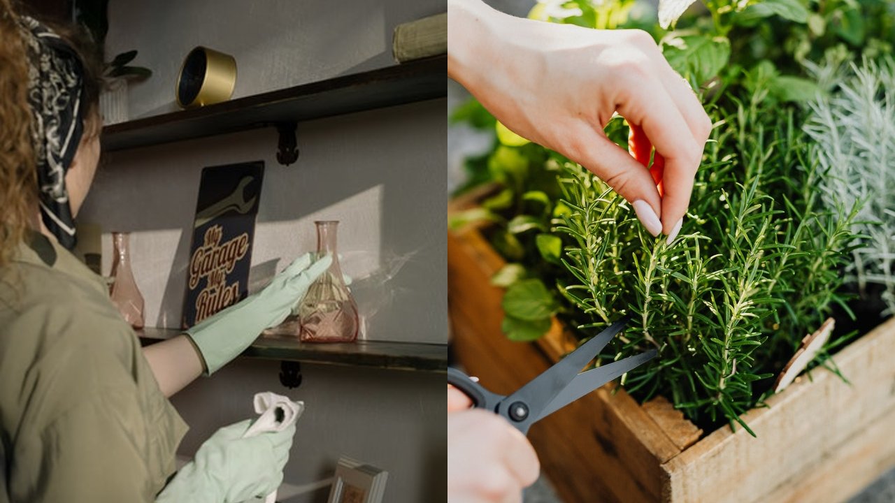 Poderoso limpiador de romero y vinagre