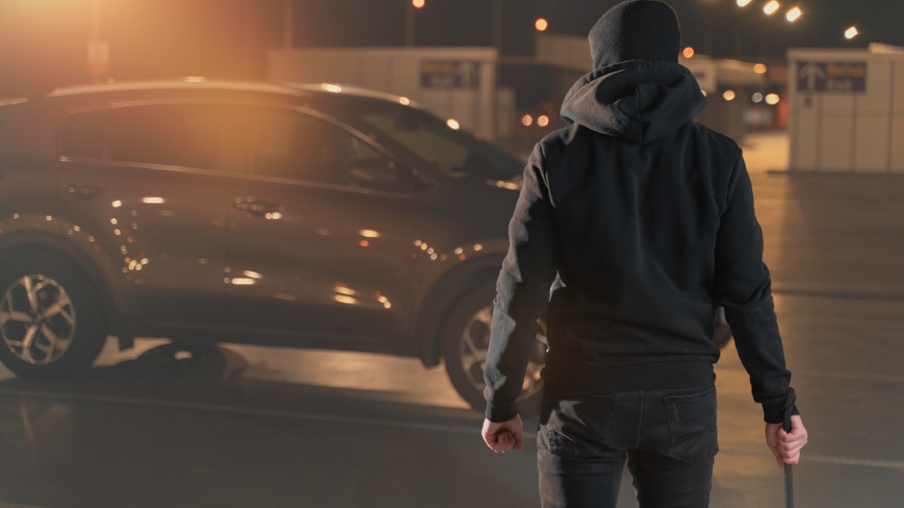 roben la computadora del auto