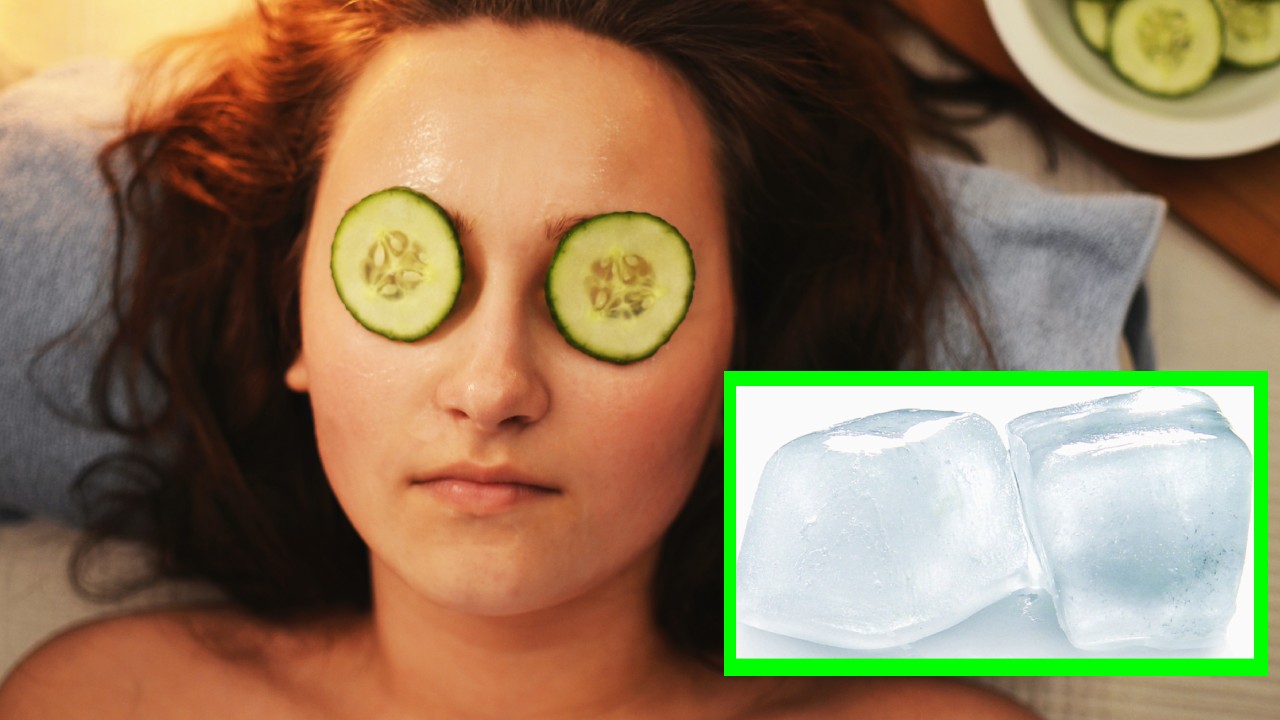 facial de Bella Hadid con hielo