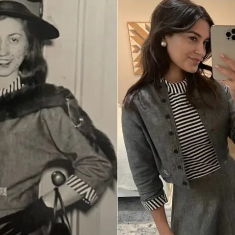 homenaje a su abuela ropa de su luna de miel