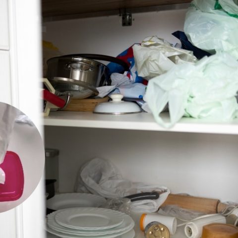 como hacer dispensador de bolsas de plastico