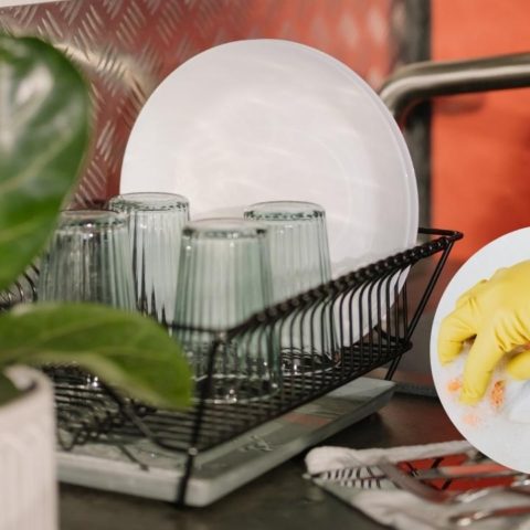 como limpiar escurridor trastes