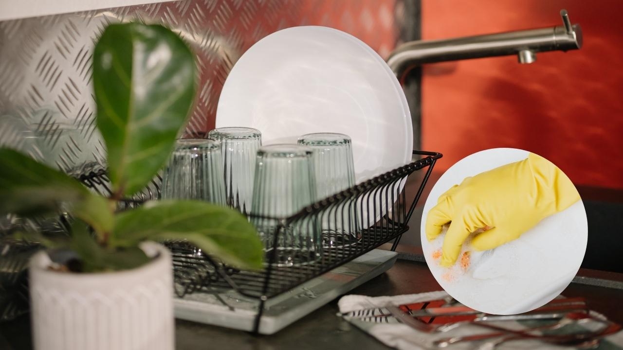 como limpiar escurridor trastes