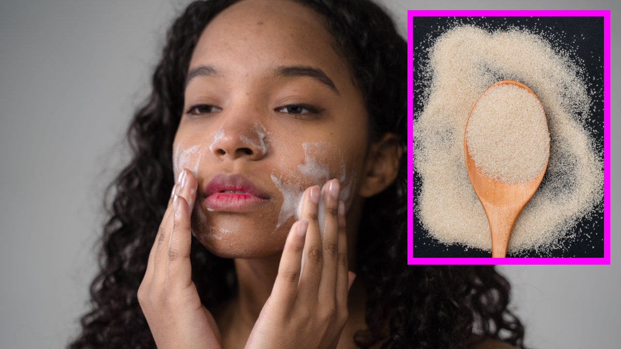 Crema de azúcar para eliminar el vello del rostro
