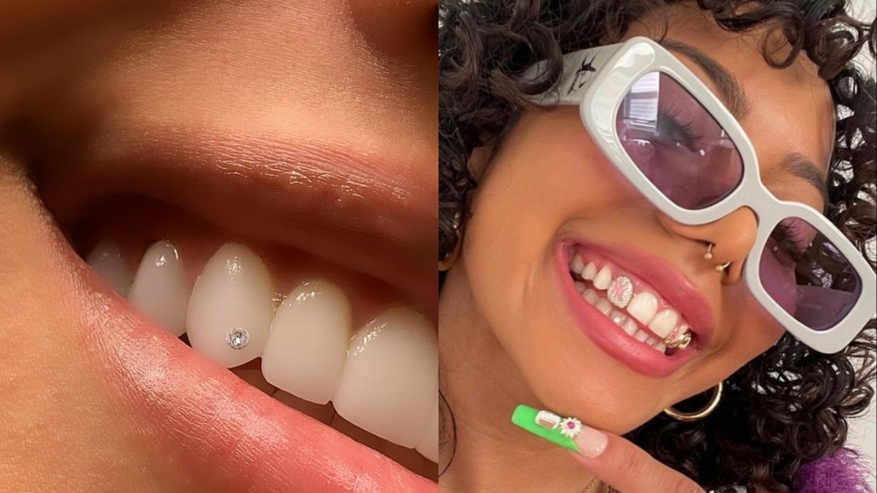 peligros poner pedreria en dientes