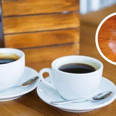 mancha de calor mesa madera