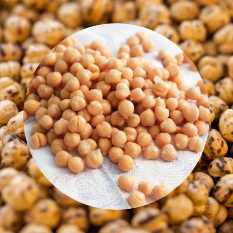 como quitar piel de garbanzos