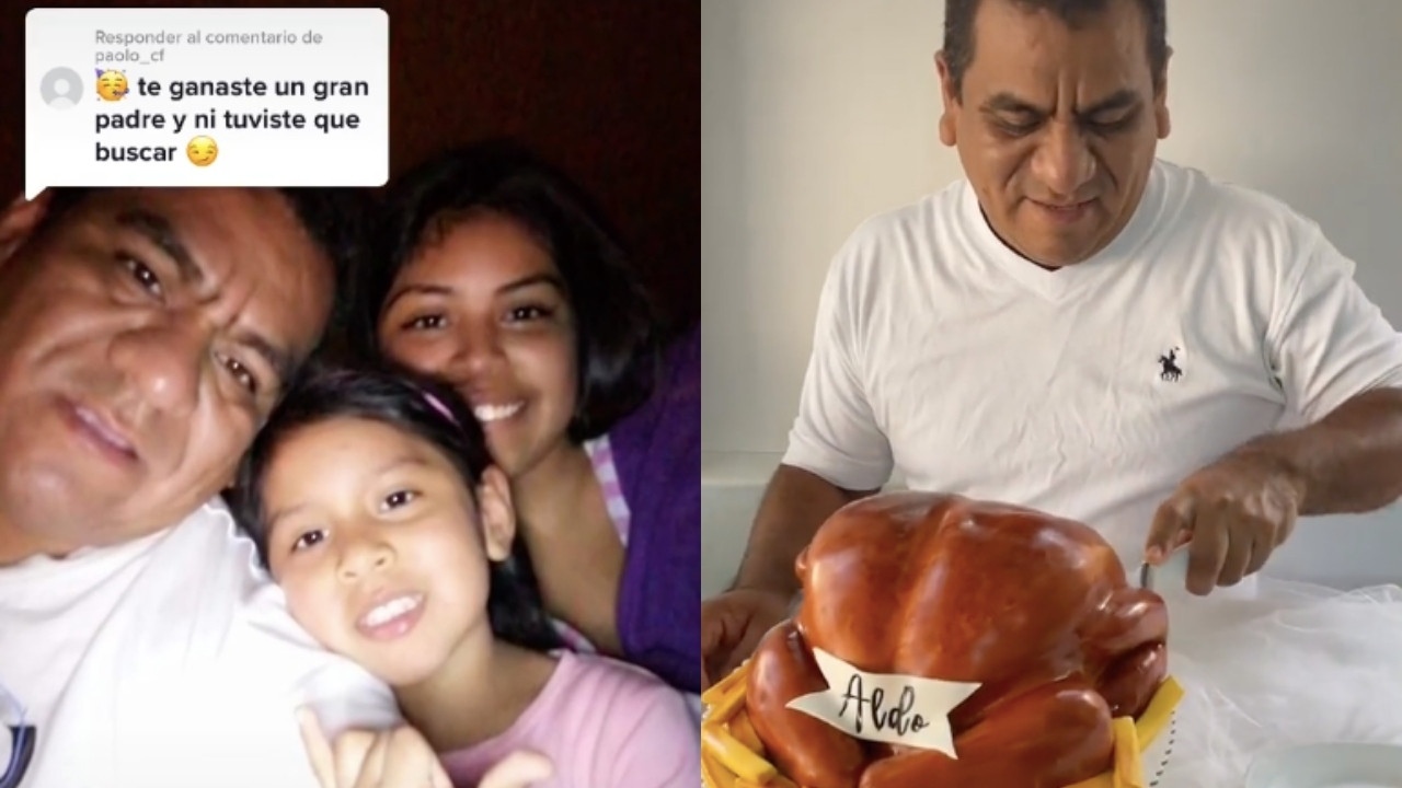 video de tiktok agradece a su padrastro