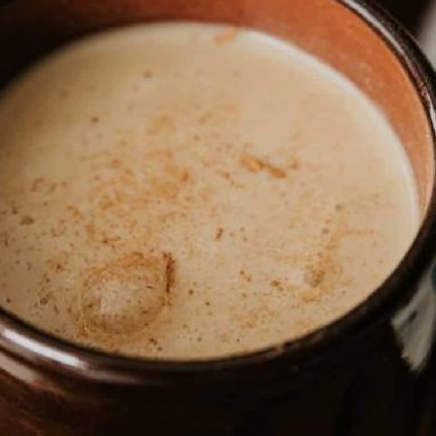 atole de masa con piloncillo