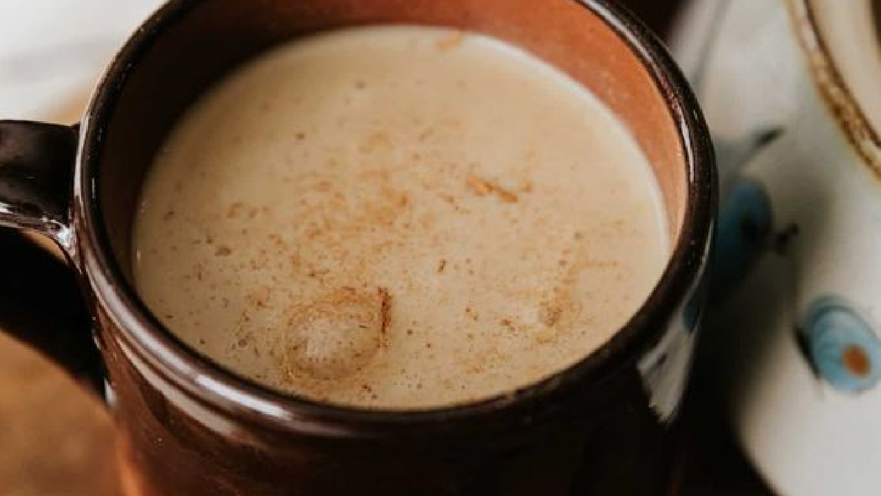 atole de masa con piloncillo