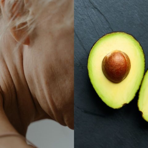 aguacate para reducir arrugas del cuello