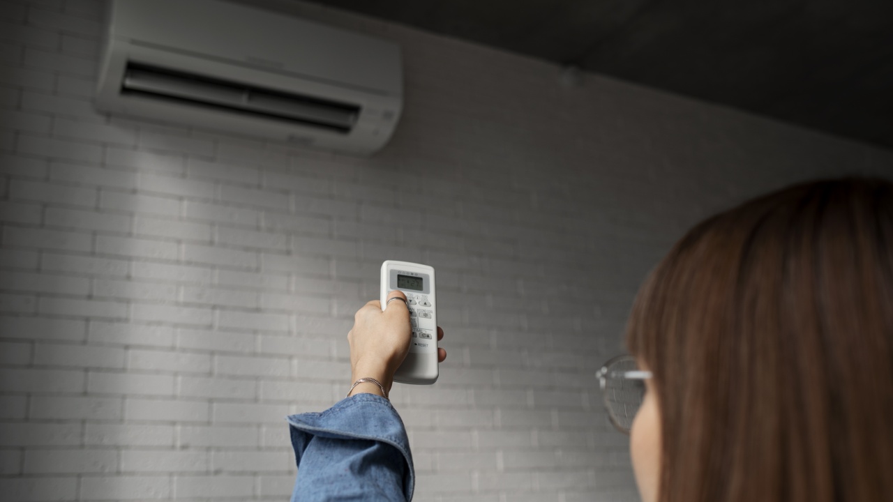 aire acondicionado con materiales reciclados