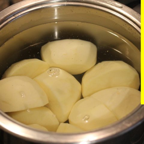 vinagre al hervir papas