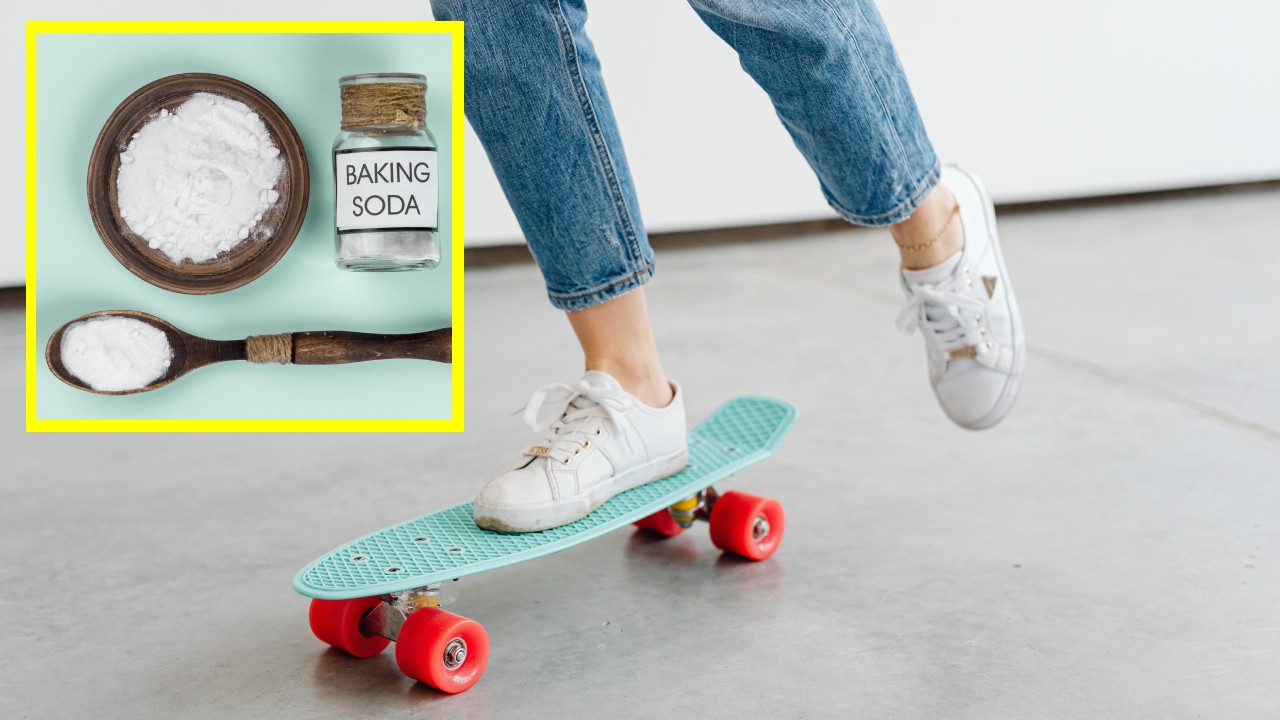 quitar lo amarillo de la suela de los tenis con bicarbonato