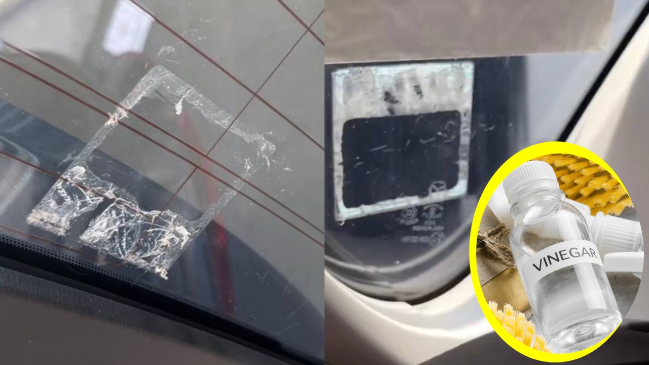 quitar pegamento de las ventanas de auto