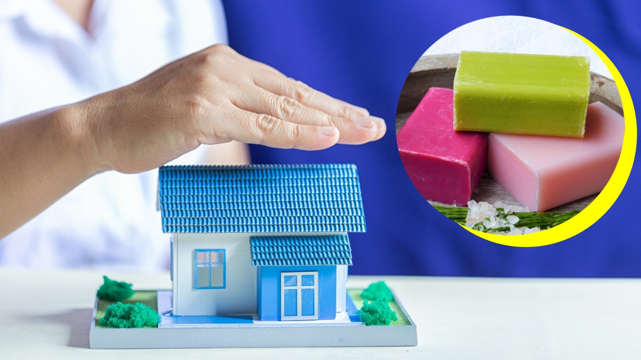 truco con jabón para reparar goteras del techo