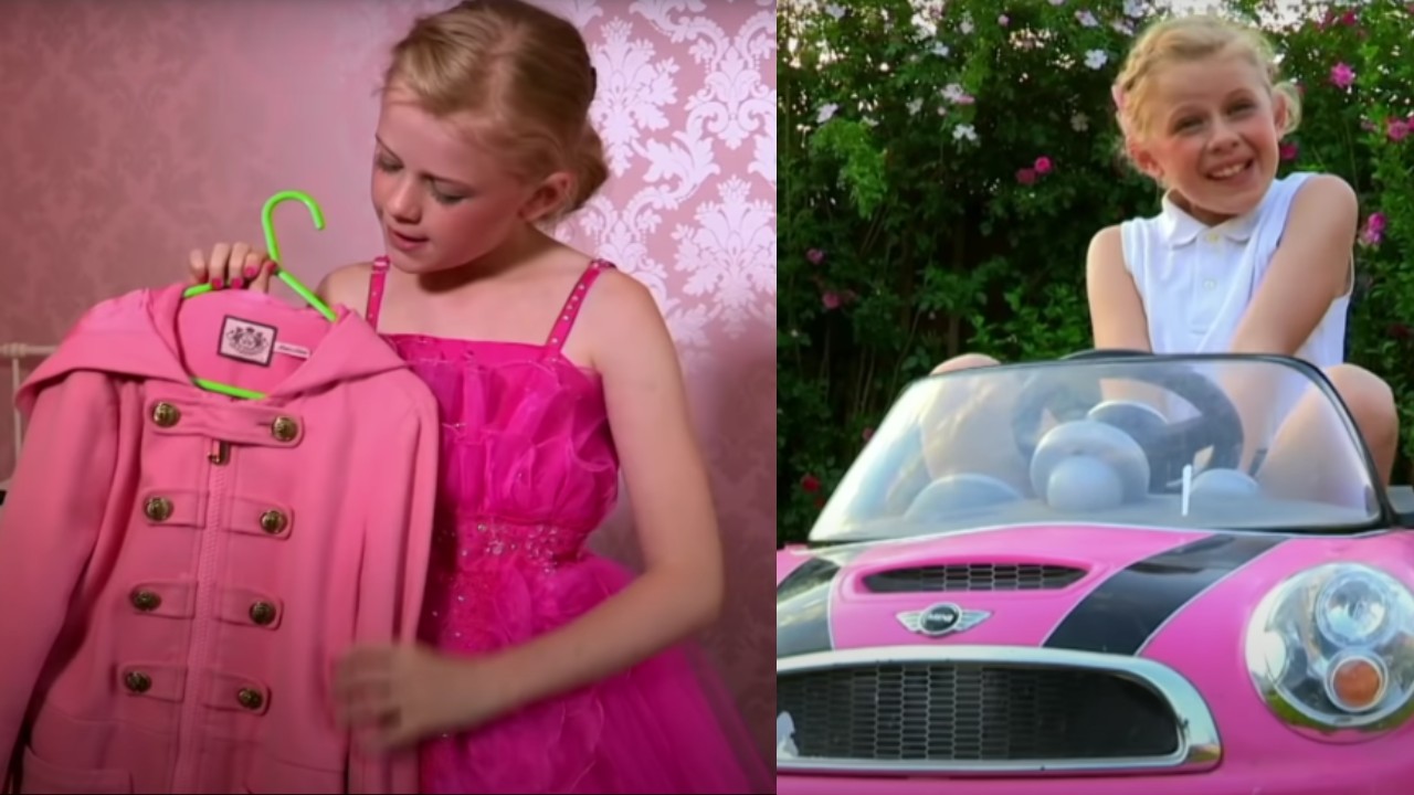 viste a su hija con Gucci sin importarle sus deudas