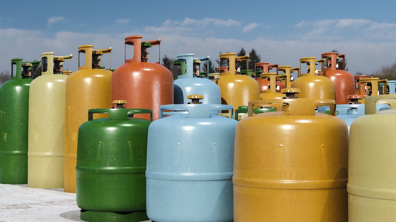 tips tanque de gas lleno