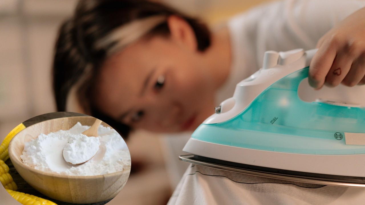 liquido facilitador de planchado con maicena