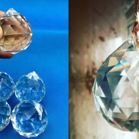 Esferas facetadas de feng shui