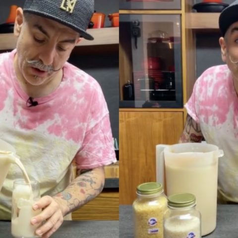 agua de horchata aquiles chavez