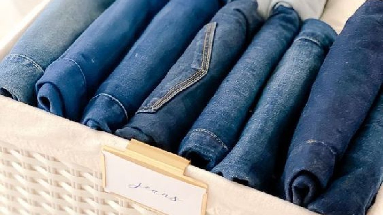como doblar jeans marie kondo